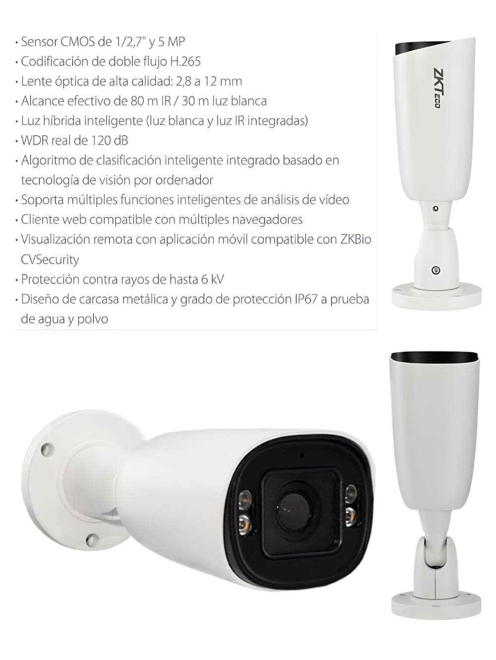 Cámara Perimetral IP Motorizada de 5MP 80m BioSense 3 camara de vigilancia perimetral (1)